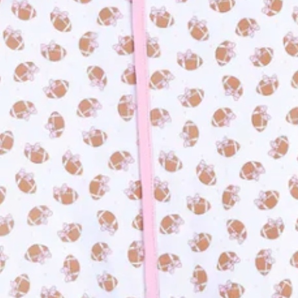 Magnolia Baby Footie Tiny Football 12 months NWT - Picture 2 of 4